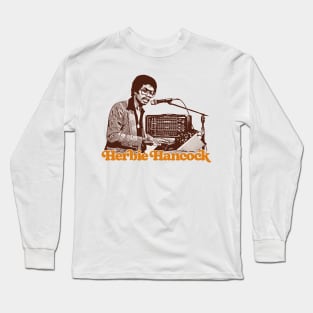 Herbie Hancock ----- Retro Jazz Design Long Sleeve T-Shirt